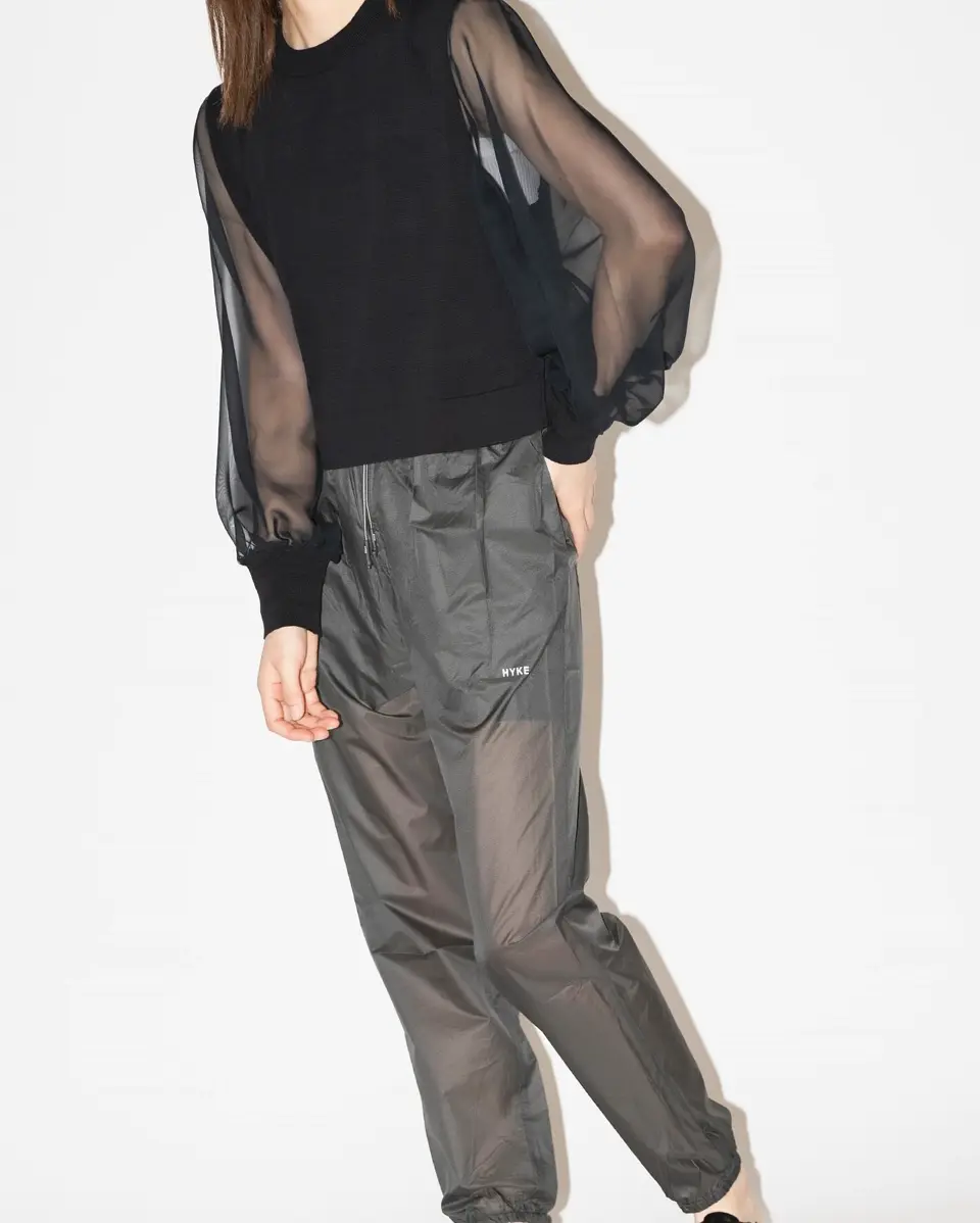 SHEER SWEATER CARDIGAN-シアーセーターカーディガン-HYKE