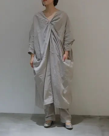 【WONDER WONDER】Walt Hippie Stripe Layered Bootcut Pants ライトポンチ ジャージ素材ワイドカーゴパンツ ｜The DUFFER of