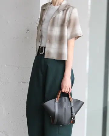 DOUBLE SHOULDER TANK TOP-ダブルショルダータンクトップ-HYKE