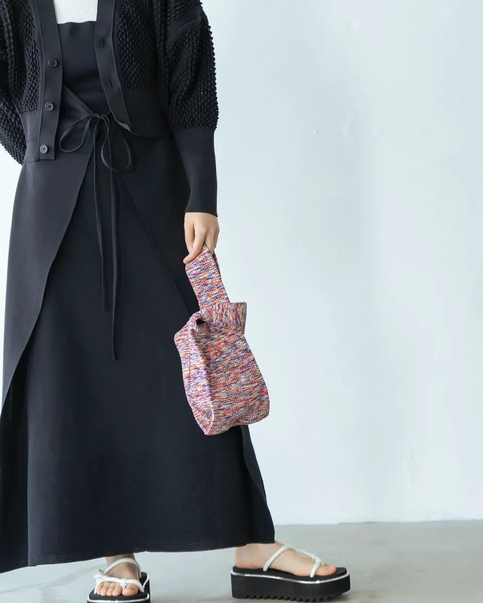 SOFT MILAN APRON DRESS-ソフトミランエプロンドレス-CFCL