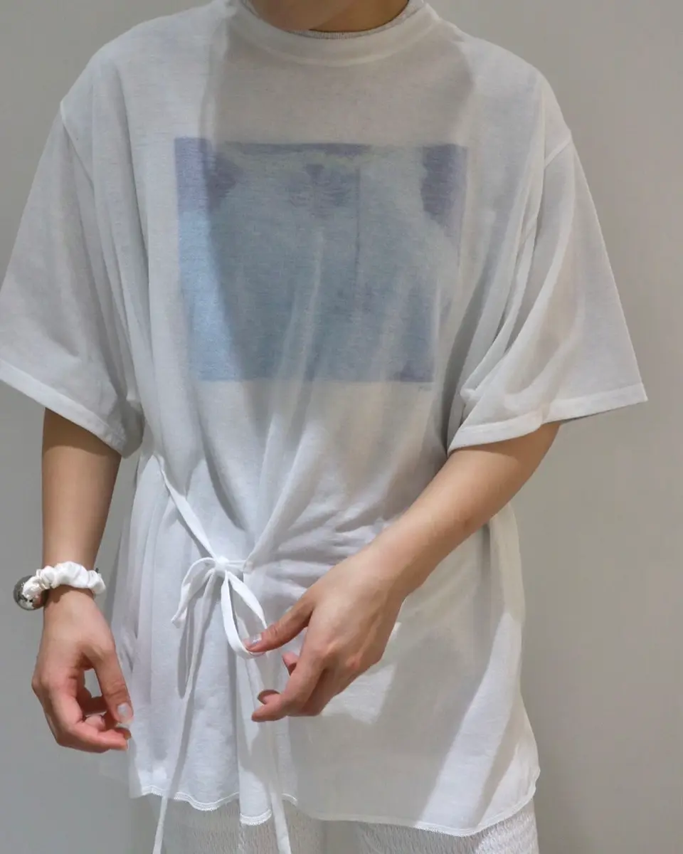 Cotton shirring flared pants -コットンシャーリングフレア