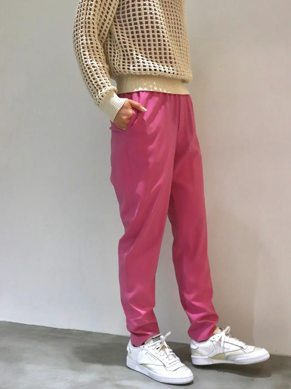 hyke クロシェニット CROCHETED SWEATER-クロチェットセーター-HYKE（ハイク）通販| st company