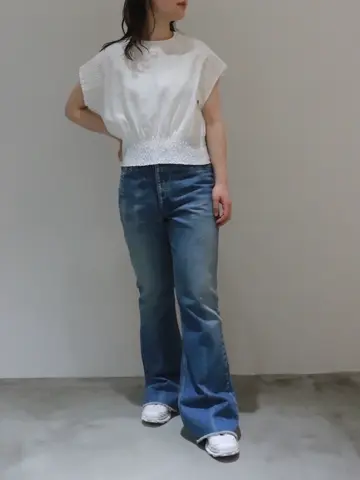 【nowos 】美品 ノーウォス デニムパンツ S NOWOS 「NOWOS」 デニムパンツ S ブルー レディース : ZOZOTOWN