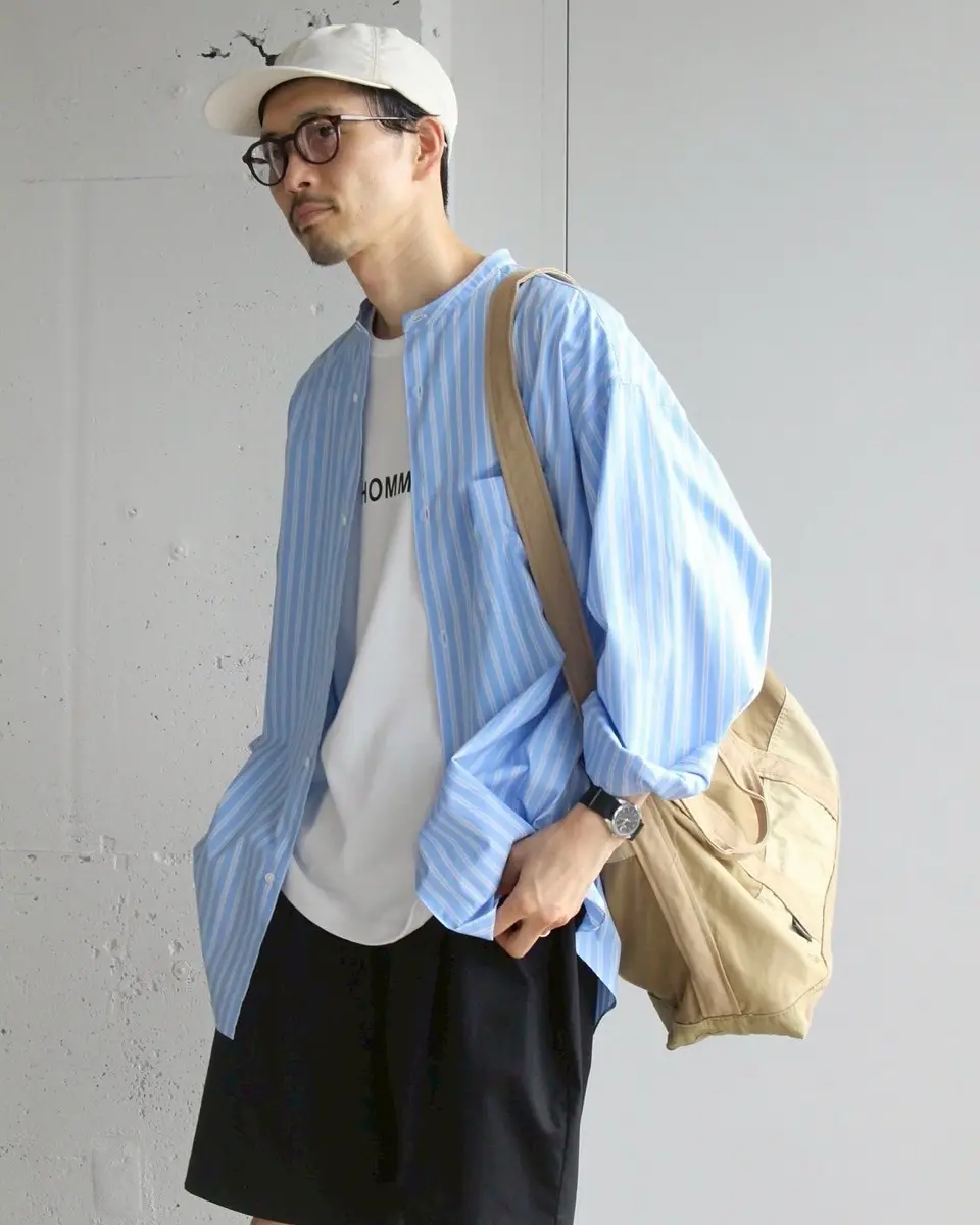 Cotton nylon lip patchwork 2WAY tote bag-コットンナイロン