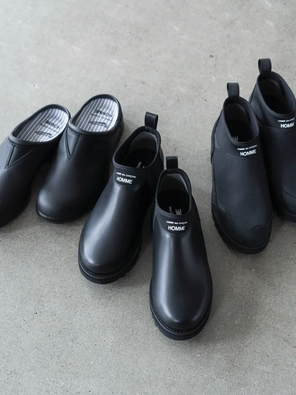 【コムデギャルソンオム】Steer oil smooth leather sandals Steer oil smooth leather sandals-ステアオイルスムースレザー