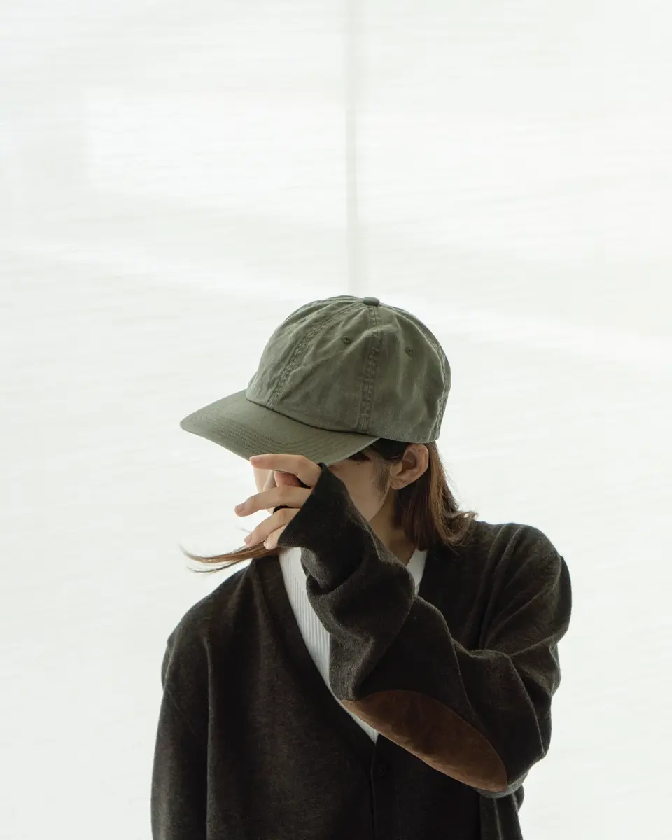 cotton twill elastic back 6panel cap-KIJIMA TAKAYUKI（キジマ