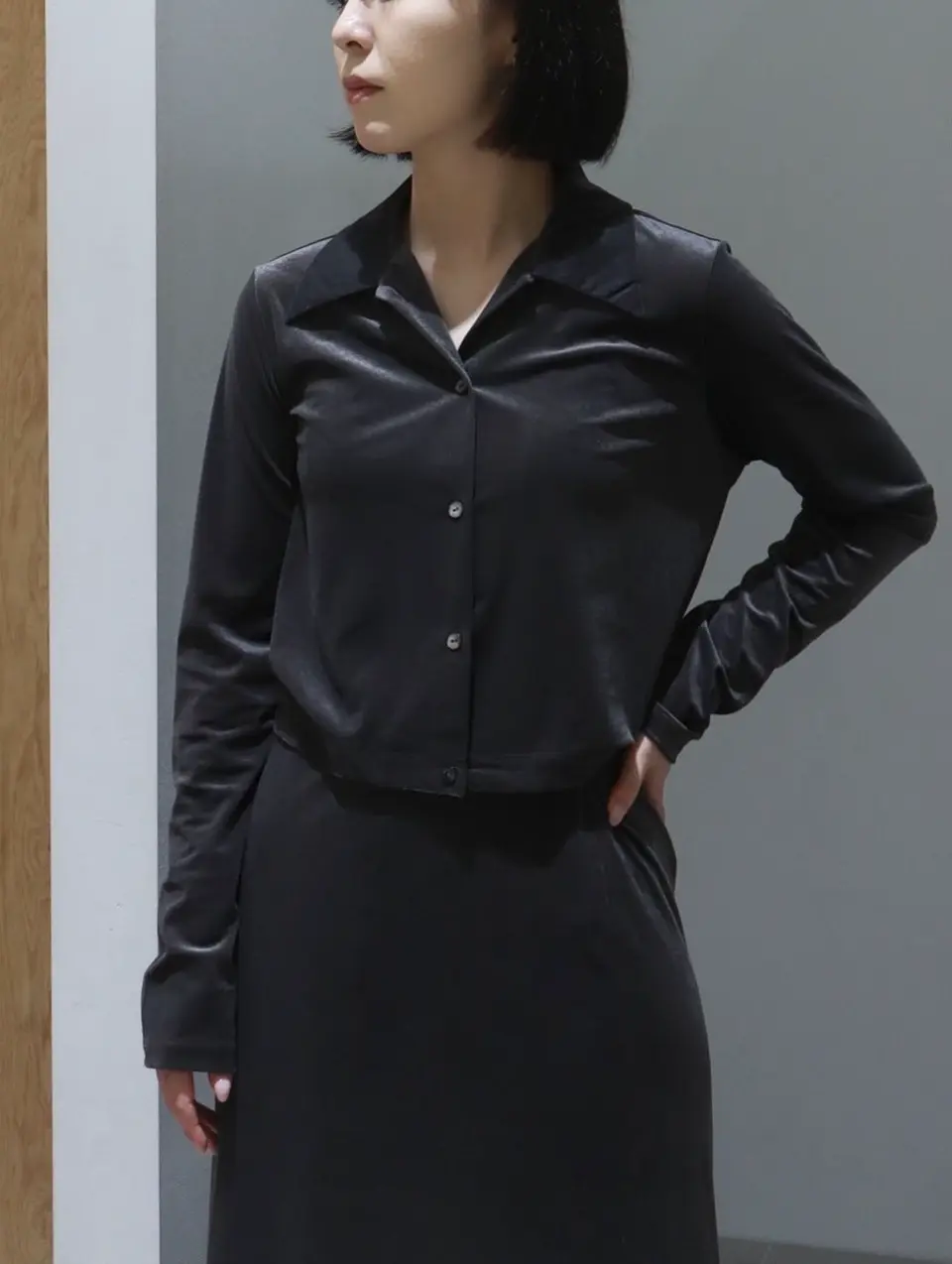 c*o様 ★新品未使用PHEENY★Sheer velour layered p PHEENY] フィーニー Sheer velour layered pants(BLACK)