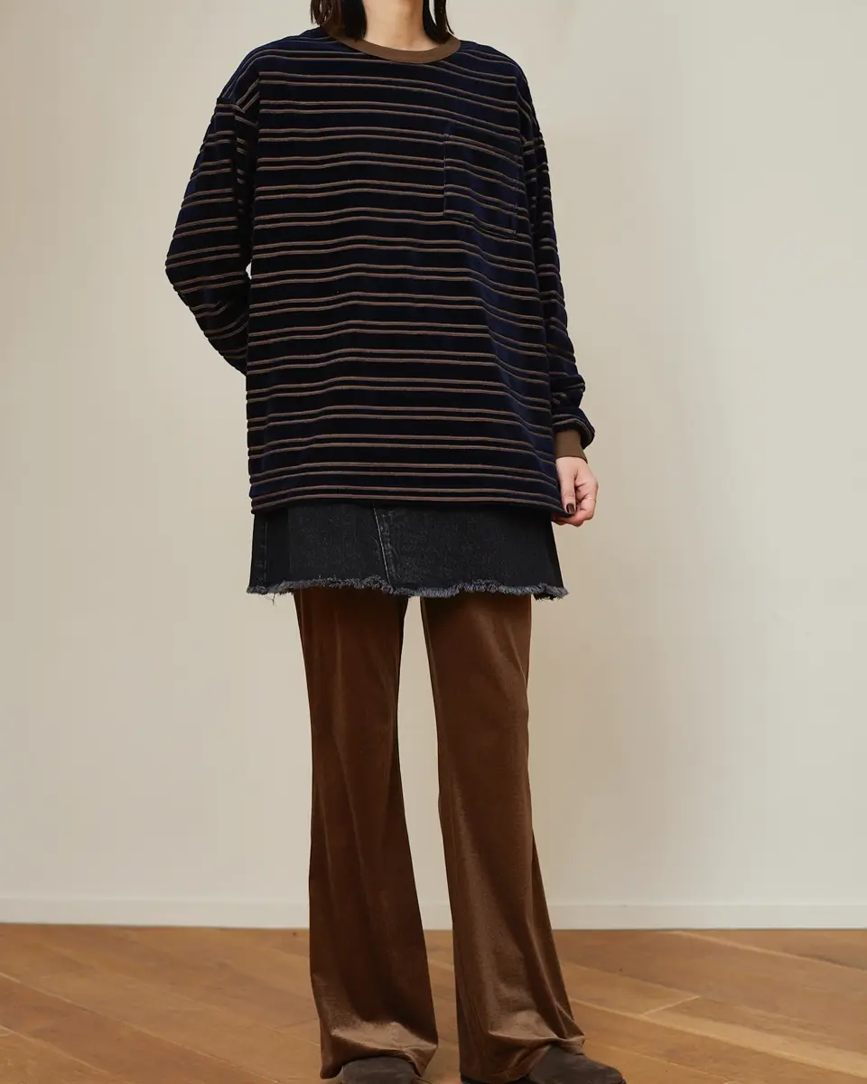 c*o様 ★新品未使用PHEENY★Sheer velour layered p PHEENY] フィーニー Sheer velour layered pants(BLACK)