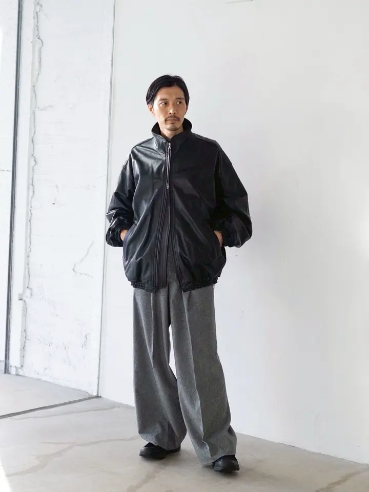 W/CA BEAVER EXTRA WIDE TROUSERS-ビーバーエクストラワイドトラウザー