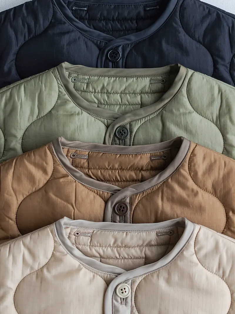 QUILTED CROPPED VEST-キルトクロップドベスト-HYKE（ハイク）通販| st