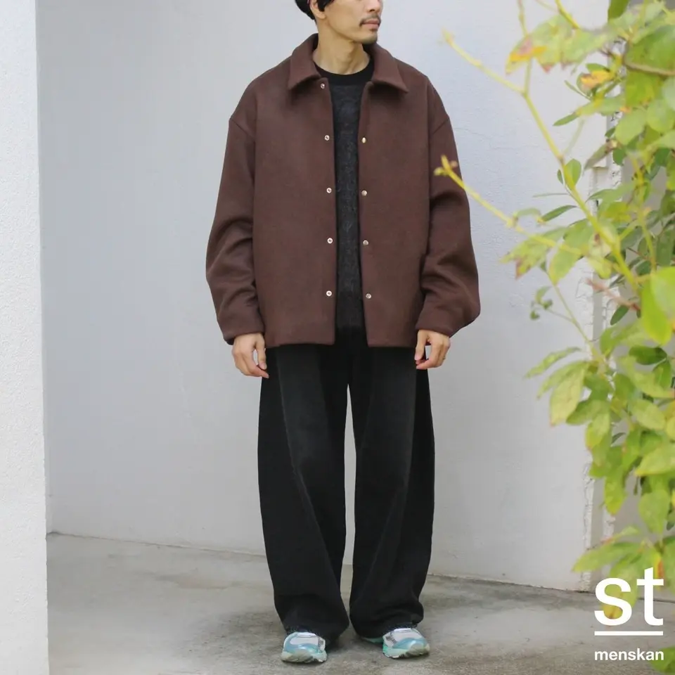 KID MOHAIR MIX JACQUARD KNIT LS-キッドモヘアミックスジャカード