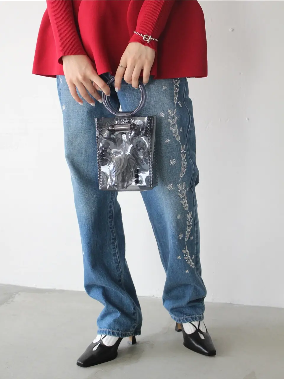 フェティコ　CUT OUT LEATHER HEELS CUT-OUT LEATHER HEELS-カットアウトレザーヒール-FETICO（フェティコ