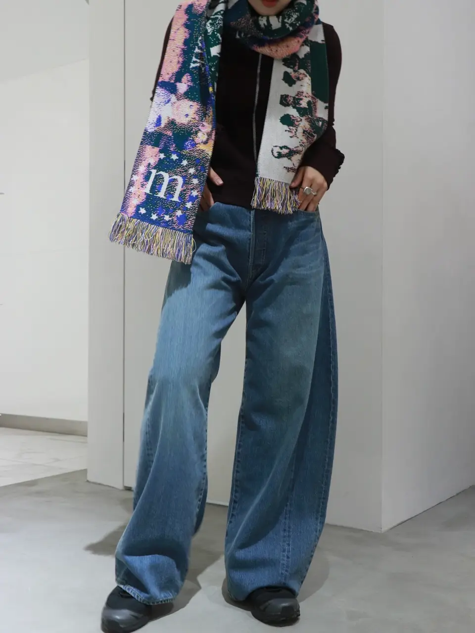 Mmm scarf-Mmmスカーフ-MONTMARTRE NEW YORK(モンマルトル Mmm scarf-Mmmスカーフ-MONTMARTRE NEW YORK(モンマルトル