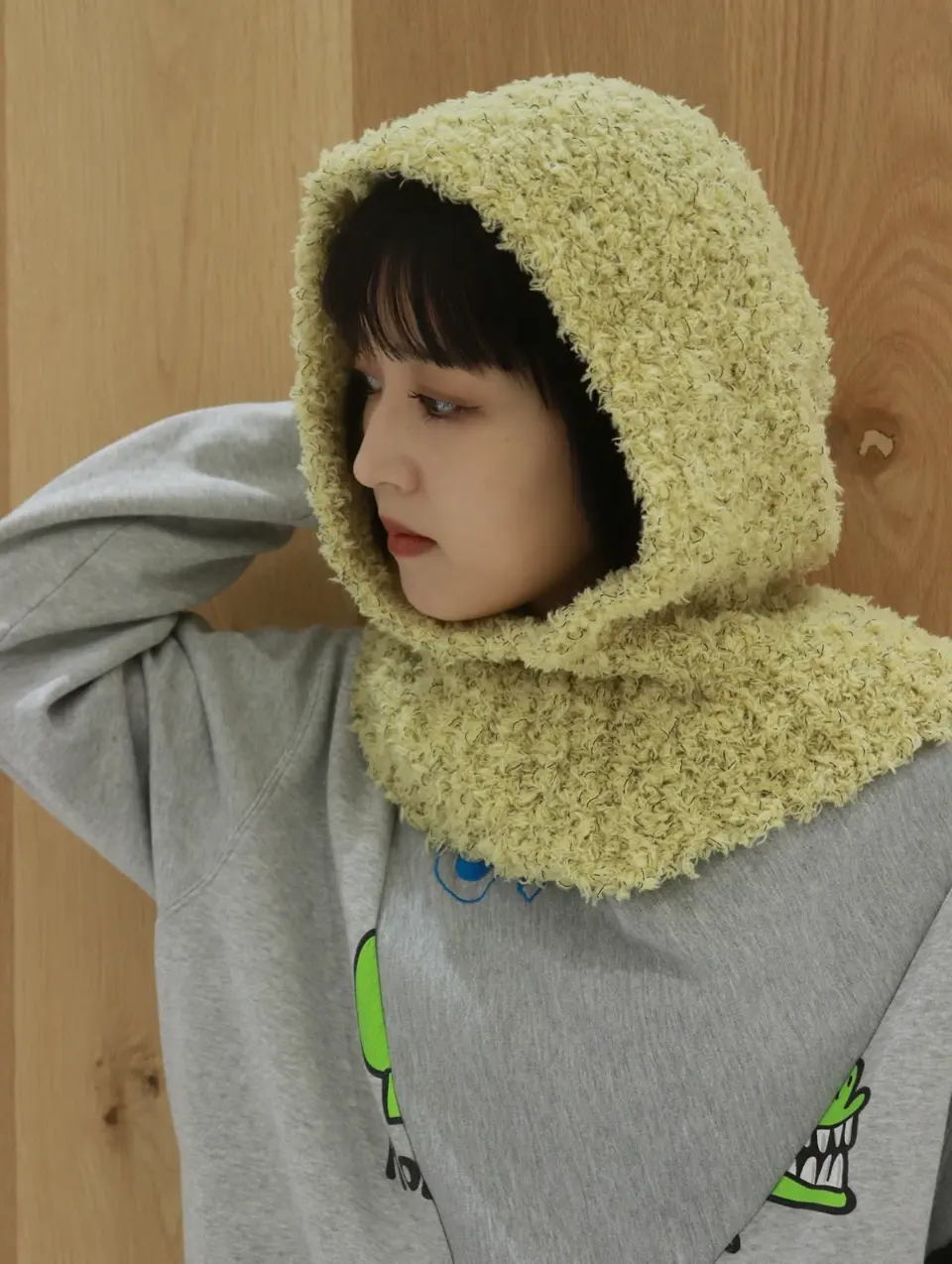 Fur knit balaclava-ファーニットバラクラバ-KIJIMA TAKAYUKI（キジマ