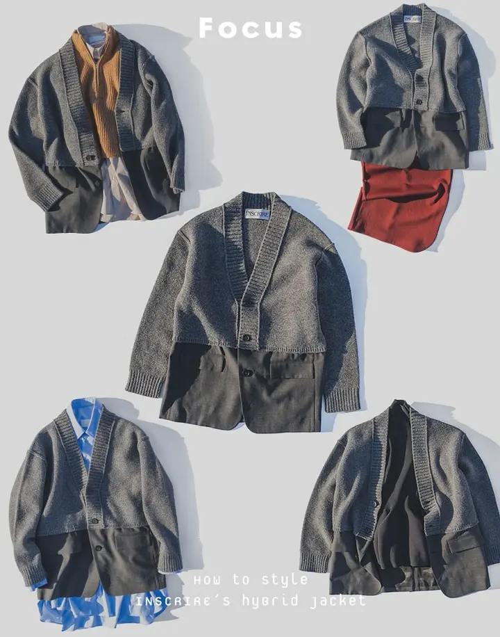 RIBBED KNIT WOOL VEST-リブニットウールベスト-HYKE（ハイク）通販