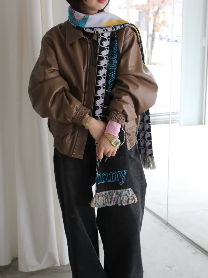 Yin＆Yang scarf-インヤンスカーフ-MONTMARTRE NEW YORK（モンマルトル
