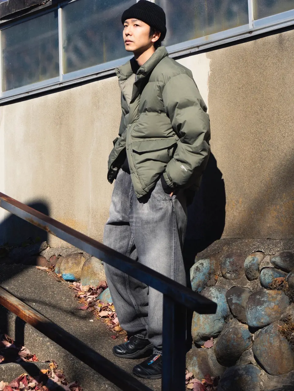 Selvage Denim Two Tuck Tapered Pants-セルビッジデニムツータック