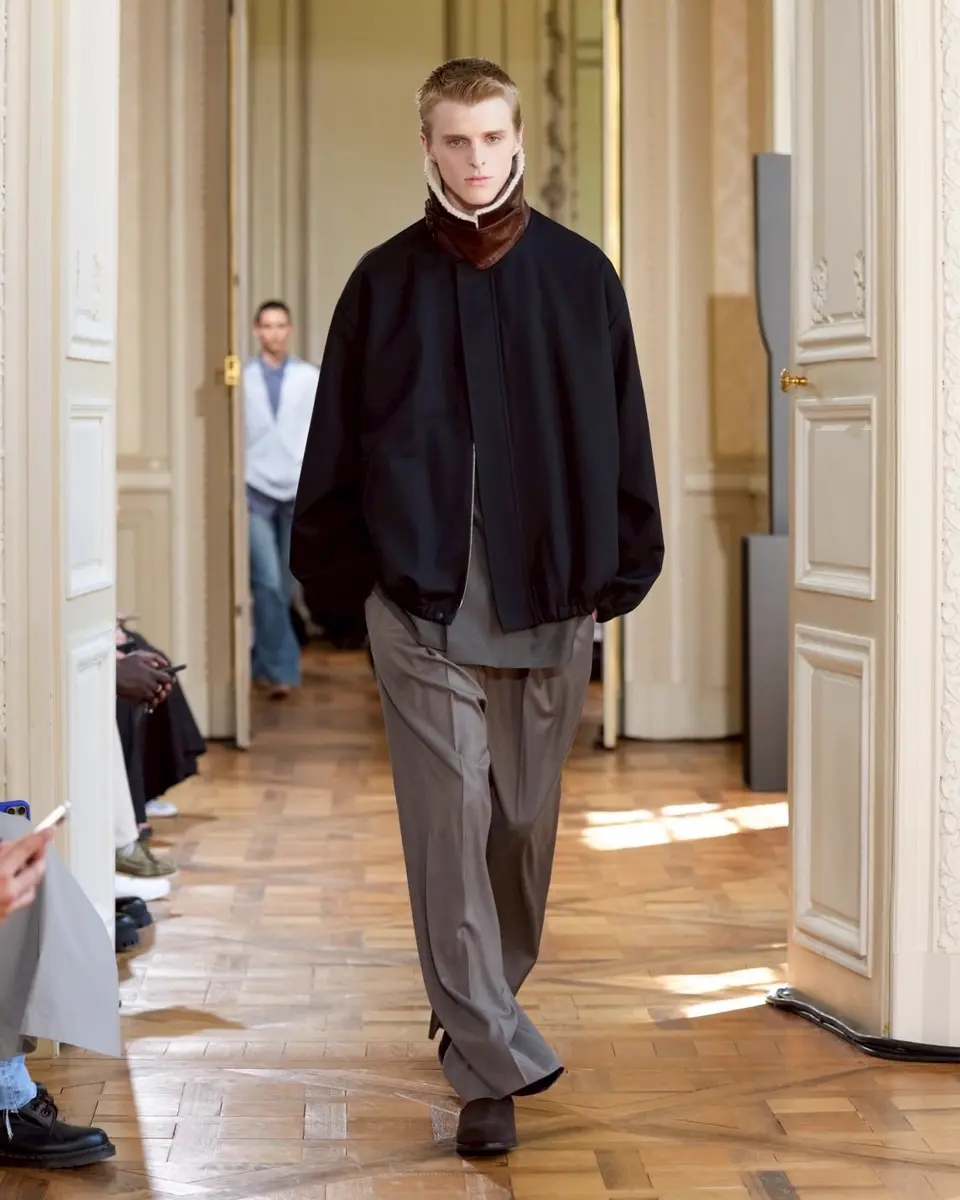 EXTRA FINE WOOL KNIT CREW NECK LS-エクストラファインウールニット