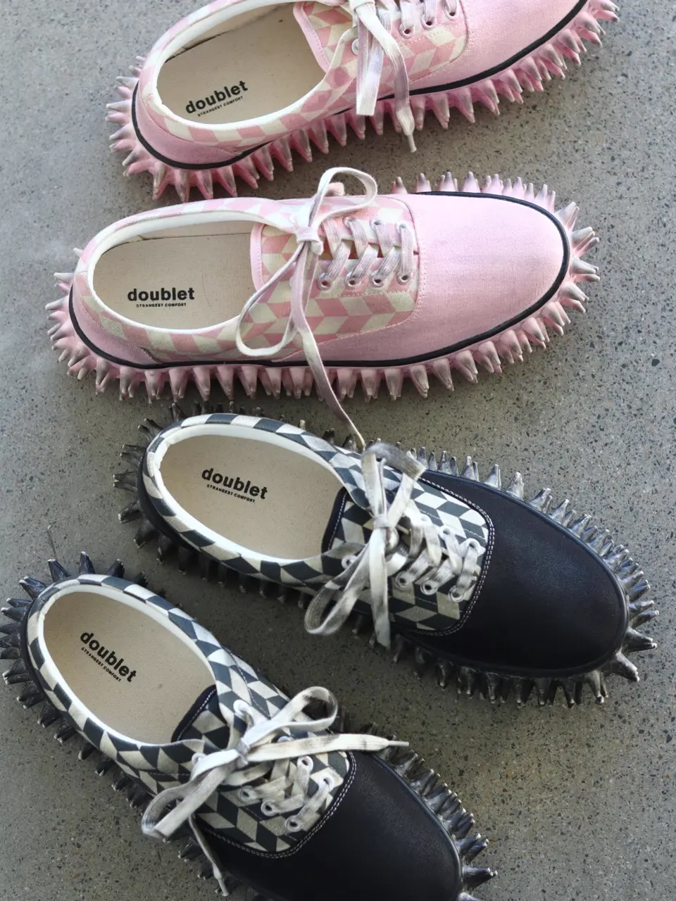 DIRTY SPIKE CANVAS SNEAKER-ダーティスパイクキャンバススニーカー
