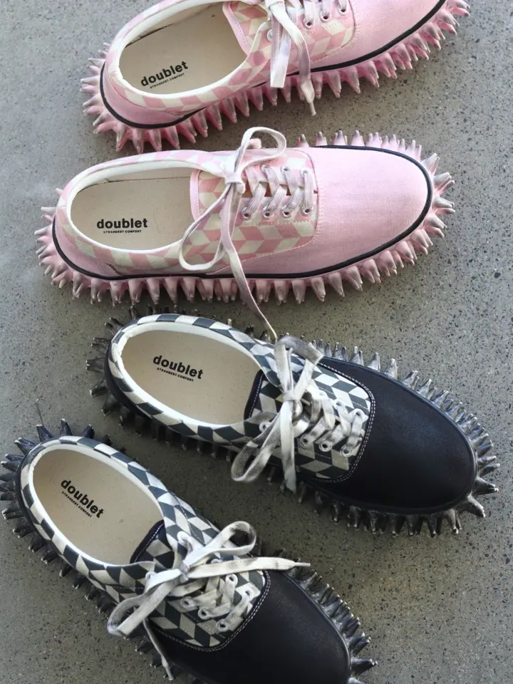 DIRTY SPIKE CANVAS SNEAKER-ダーティスパイクキャンバススニーカー