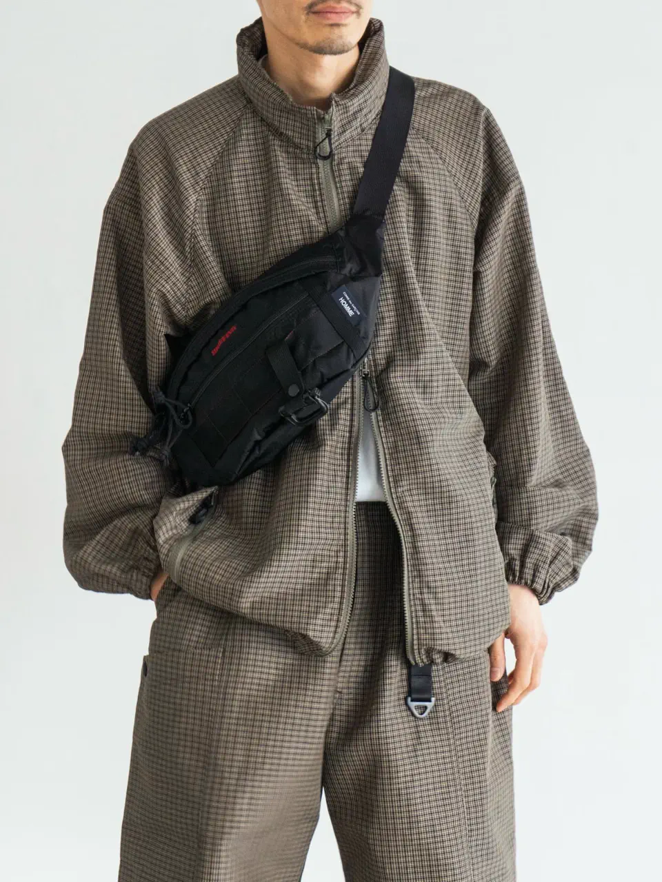 Nylon diamond lip shoulder bag BRIEFING-ナイロンダイアモンドリップ