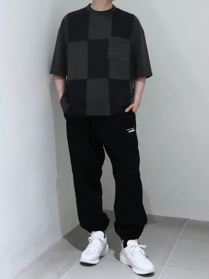 Cotton fleece sweatpants-コットンフリーススウェットパンツ-COMME