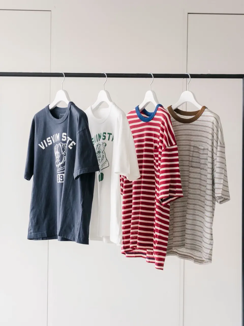 MONDO BORDER TEE S/S (FINEWOOL)-モンドボーダーTEES/S(ファイン