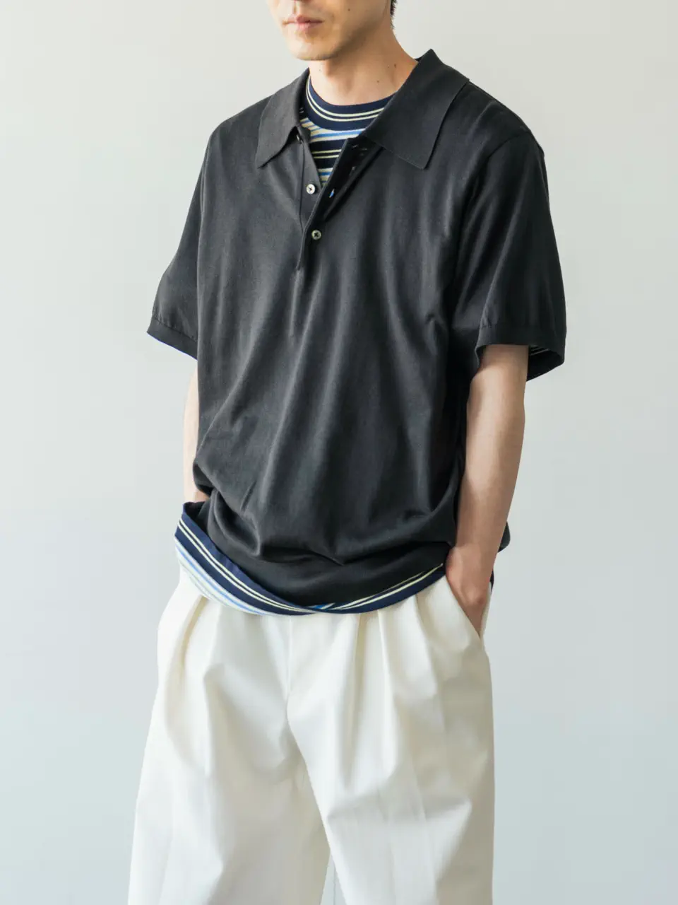 KNIT POLO-ニットポロ-URU（ウル）通販| stcompany