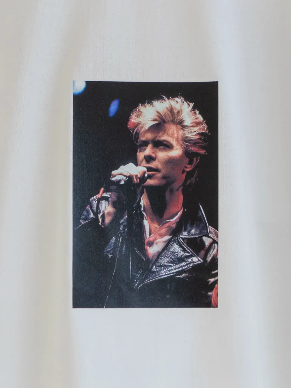 BerBerJin W-NAME David Bowie Printed cotton jersey product T-shirt