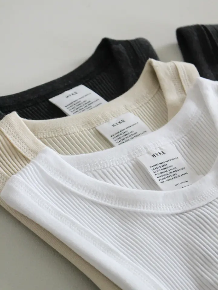 DOUBLE SHOULDER TANK TOP-ダブルショルダータンクトップ-HYKE（ハイク