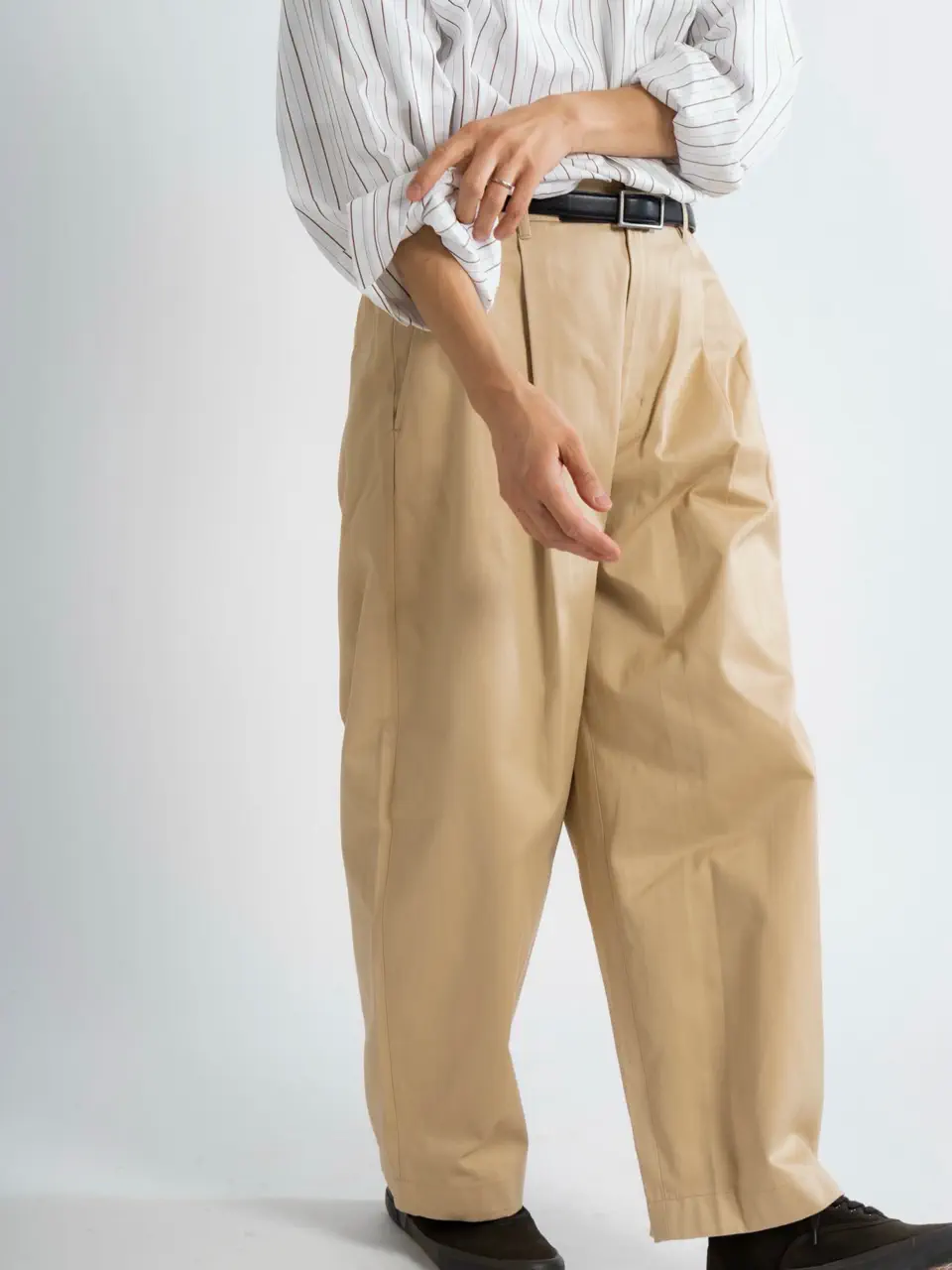 Westpoint Chino Wide Straight Trousers-ウエストチノワイド