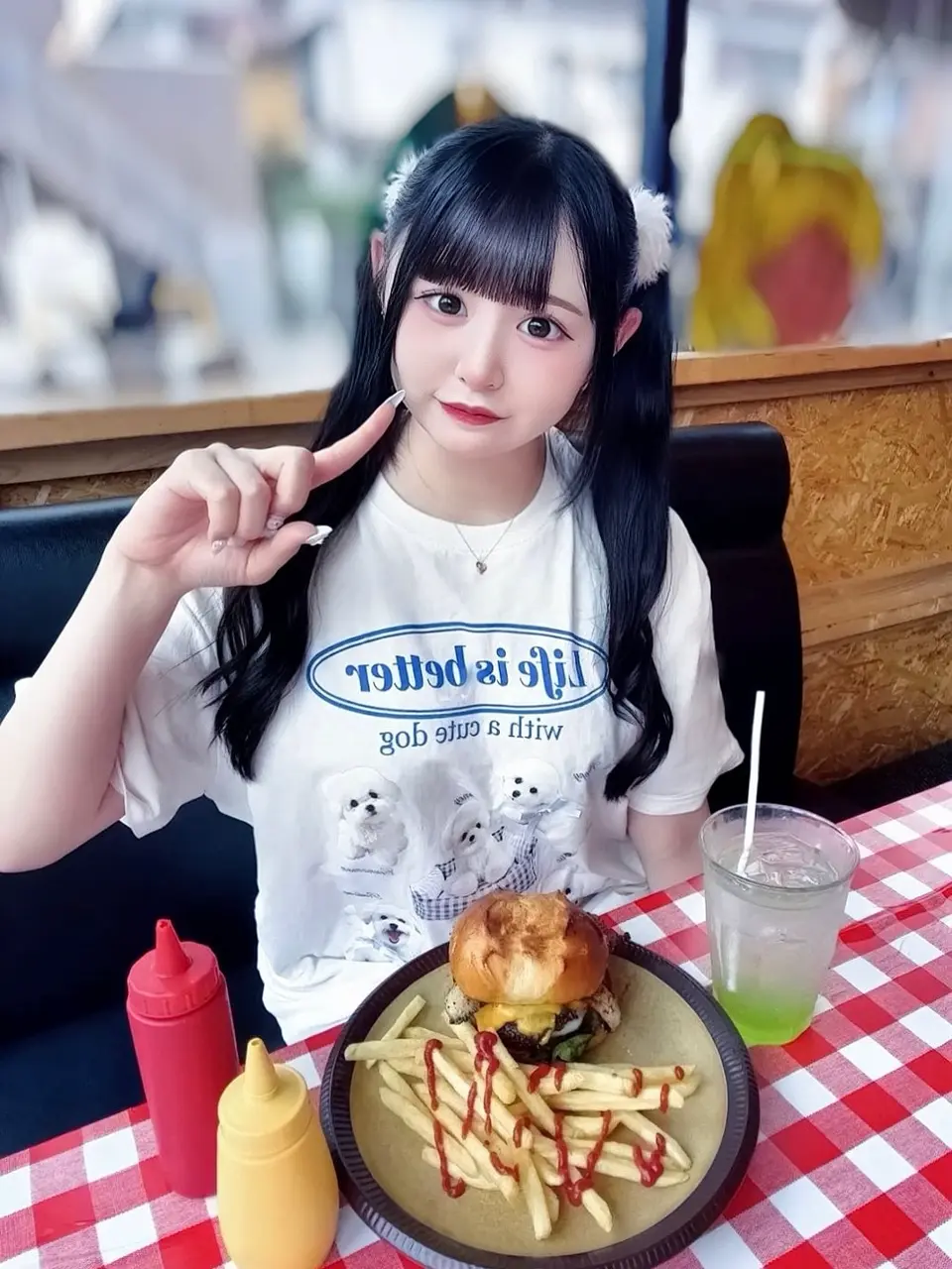 white dog プリントTシャツ – BUNNY APARTMENT