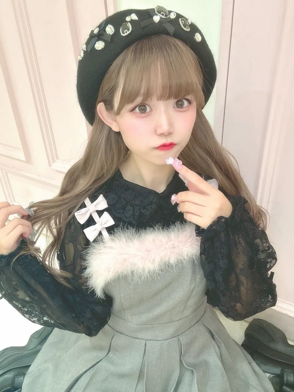 pium ファー付きティアードミニスカート　ハニーシナモン pium ファー付きティアードミニスカート ハニーシナモン - メルカリ