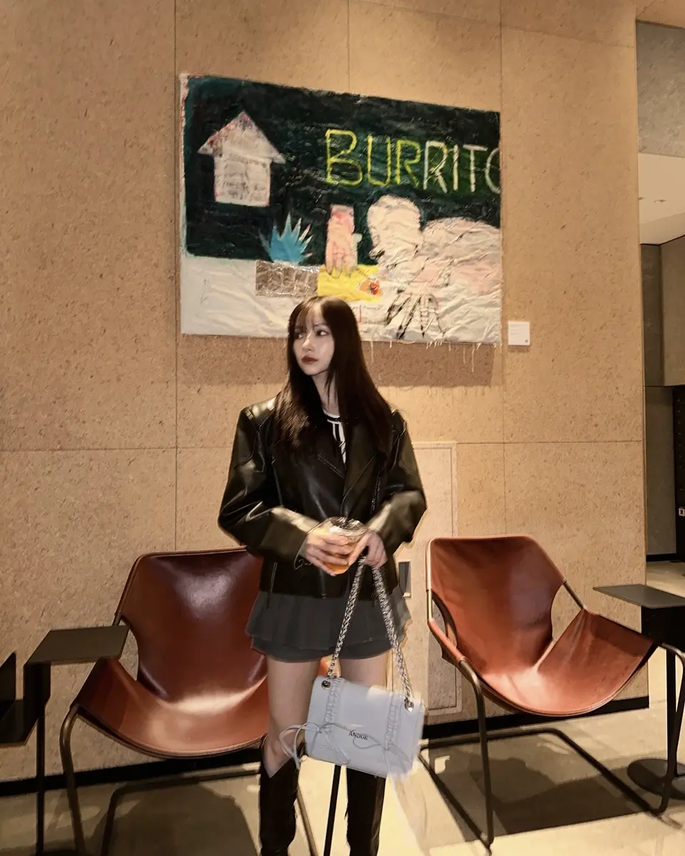 リボン 結び チェーン ショルダーバッグ (2color) BJH084 リボンチェーンショルダーバッグ[bl101] | レディース
