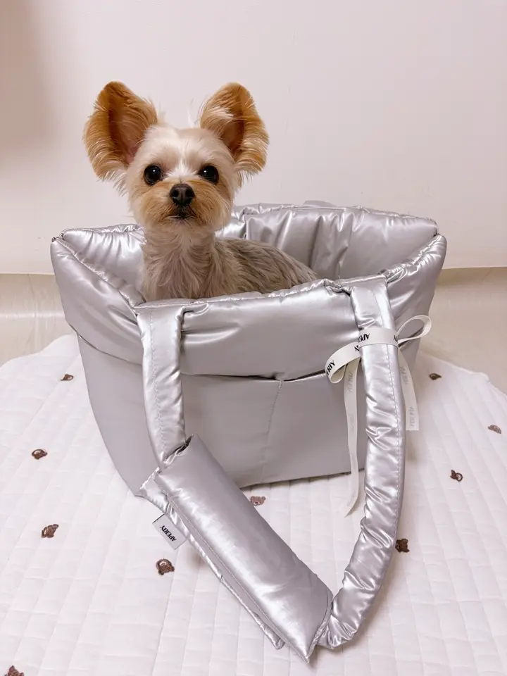 APERTY wide bag – grossy ivory｜韓国発の犬用キャリーバッグ｜MINIME
