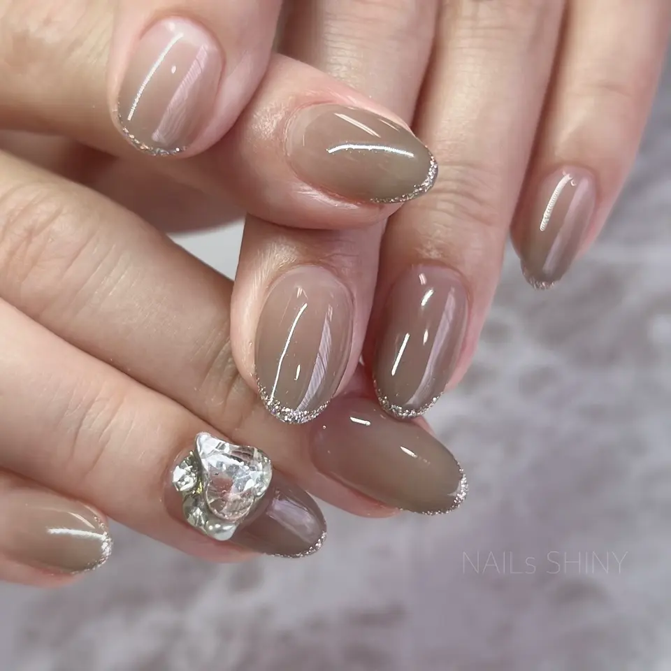 エラバイシャイニージェル M159 モカ 2gカラージェル[UV/LED対応