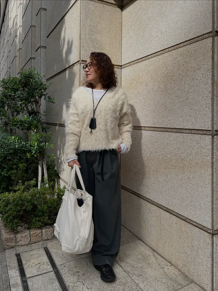 ハイゲージクルーネックロングスリーブ | Lazo_N33°（ラソエヌサーティ