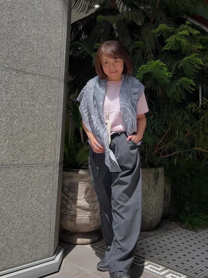 綿麻ペイズリーバンダナ – Lazo_N33°