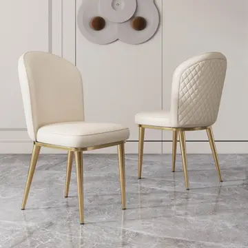 VeroMan ラウンドチェア 高級ナッパレザー 無垢材フレーム ダイニング