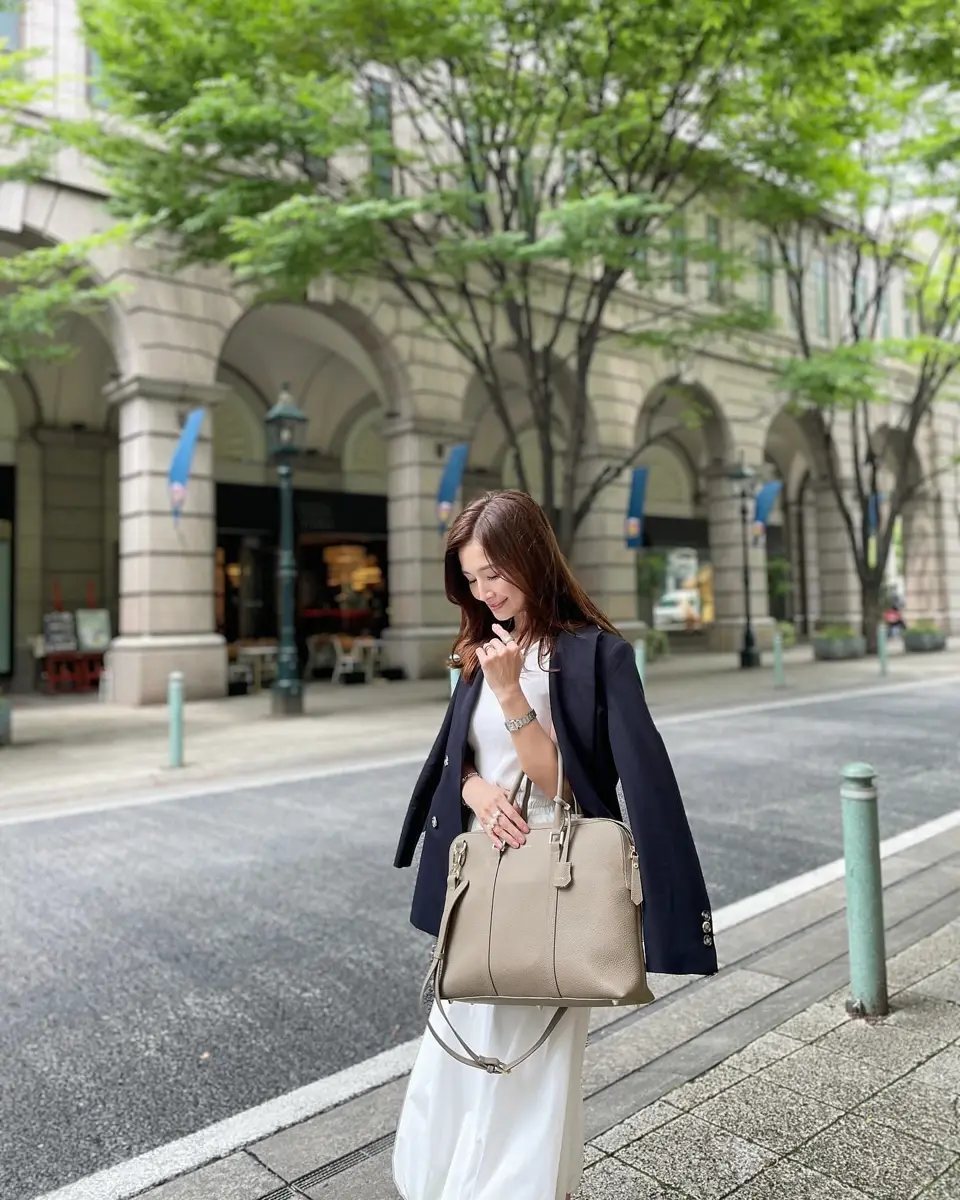 ヘイニ　ロイネル　グレージュ ビジネスバッグ HAYNI meme.さん×HAYNIコラボ トートバッグ ビジネスバッグ