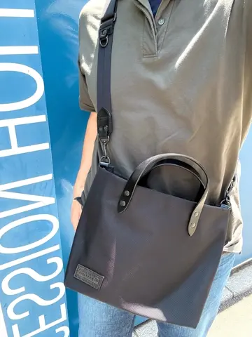 コーデュラ(R)用ショルダーパーツ[38mm] Dカンレザー付き｜ナイロン製