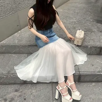 ANDMARY ストライプ ノースリーブ シャギー ニット cf5c753025a9feab2b3488cabb392e