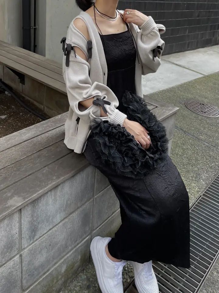 LADYMADE（レディメイド）｜ ホールリボンニットカーディガン アイテム