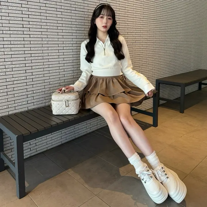 LIP SERVICE（リップサービス）｜ 2wayシャツレイヤードニットトップス