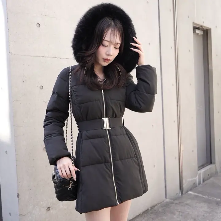 LIP SERVICE（リップサービス）｜ シェーディングライン中綿コート