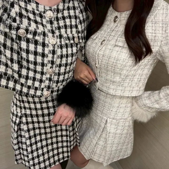 LIP SERVICE（リップサービス）｜ ファースリーブツイードクロップド