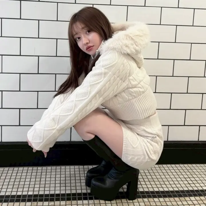 LIP SERVICE（リップサービス）｜ ウォームケーブルニット中綿