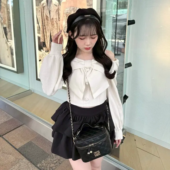 LIP SERVICE（リップサービス）｜ サイドリボンフリルティアードミニ