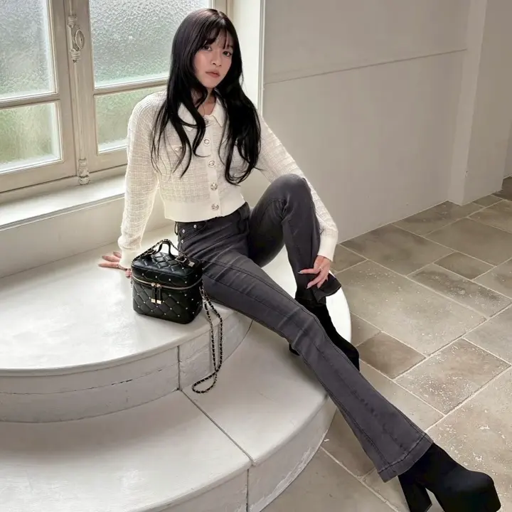 LIP SERVICE（リップサービス）｜ 2wayカラーツイードニット