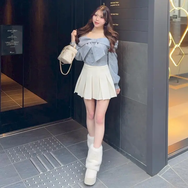 LIP SERVICE（リップサービス）｜ リボンオフショルロングスリーブ